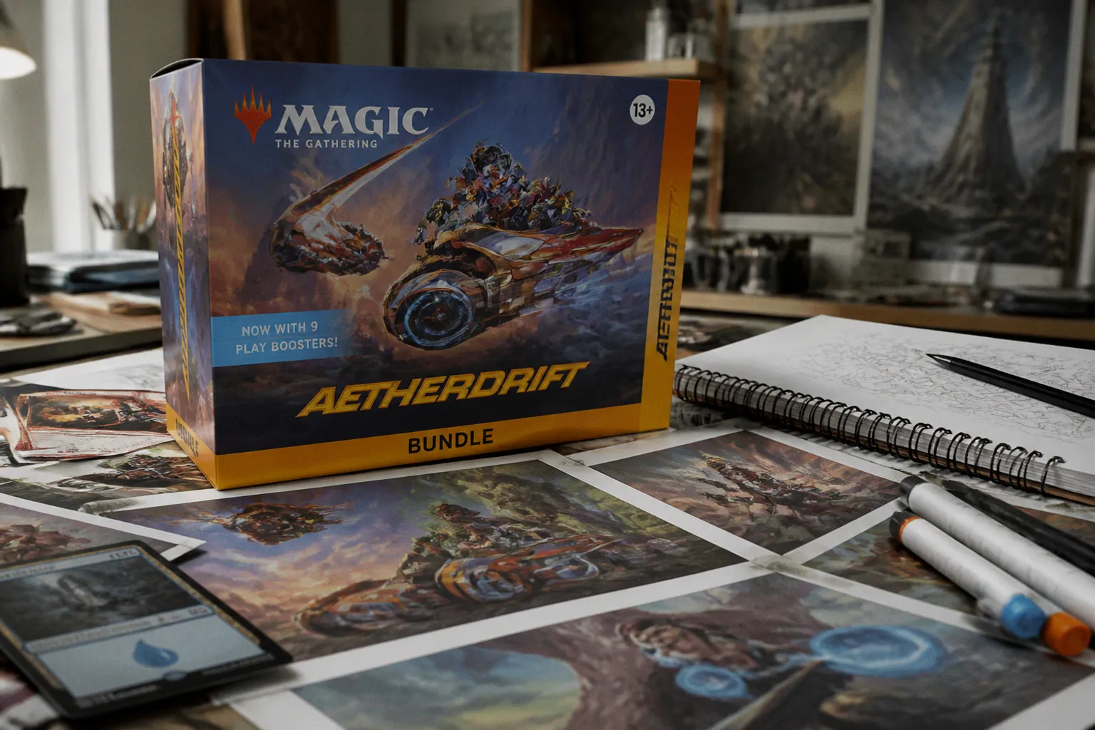 Why the Aetherdrift Bundle Is an Essential Visual Reference for TCG Illustrators